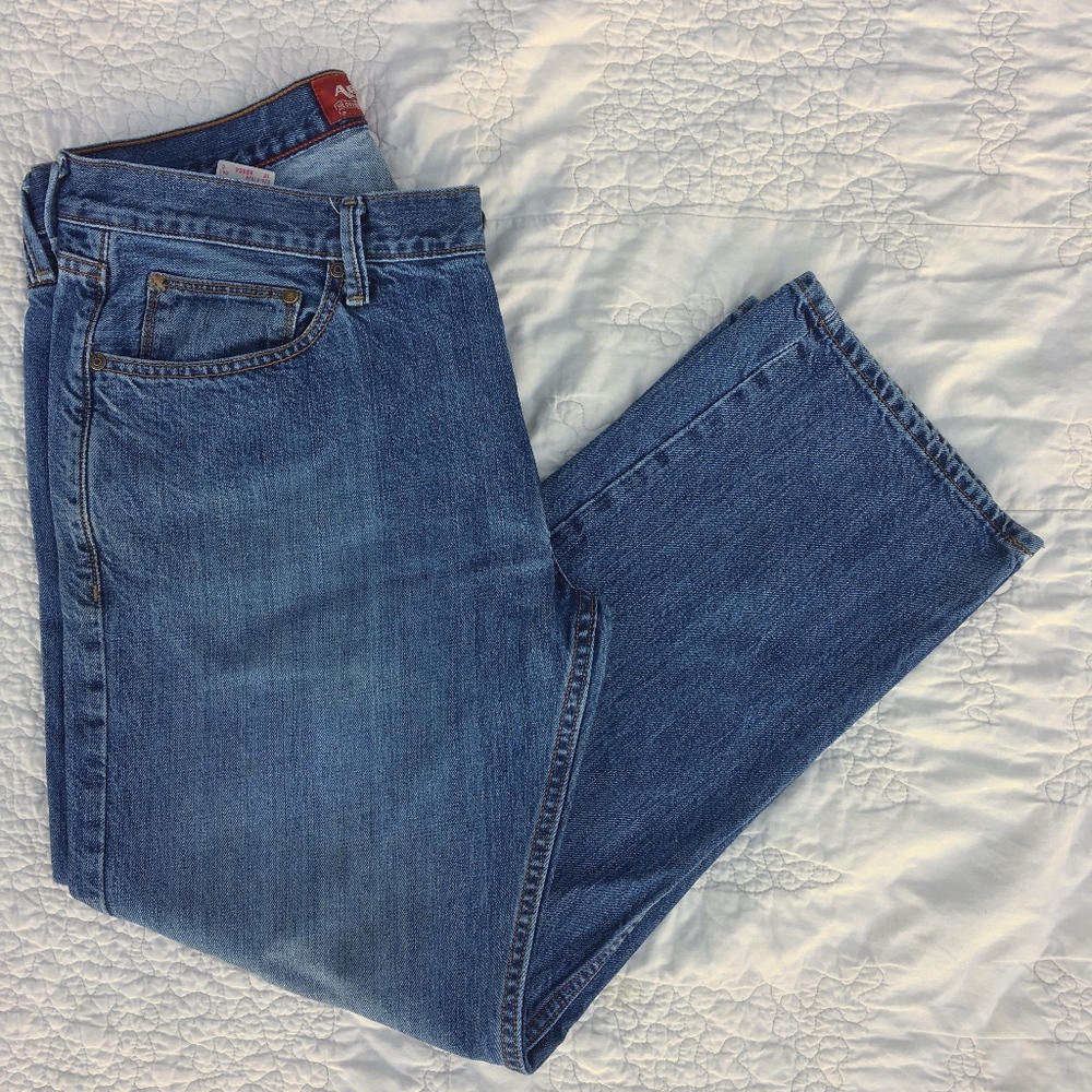 Mens Arizona Relaxed Straight Denim Jeans